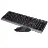 A4 TECH FG1010 F Türkçe Kablosuz (F KLAVYE) Gri 2000dpi Klavye+ Mouse