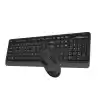 A4 TECH FG1010 Q 2.4 GHZ USB GRİ KLAVYE+MOUSE KABLOSUZ SET