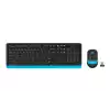 A4 TECH FG1010 Q 2.4 GHZ USB MAVİ KLAVYE+MOUSE KABLOSUZ SET