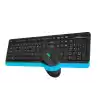 A4 TECH FG1010 Q 2.4 GHZ USB MAVİ KLAVYE+MOUSE KABLOSUZ SET