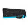 A4 TECH FG1010 Q Türkçe Kablosuz Mavi 2000dpi Klavye+ Mouse