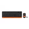 A4 TECH FG1010 Q Türkçe Kablosuz Turuncu 2000dpi Klavye+ Mouse
