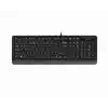 A4 TECH FK10 Q USB Multimedya Siyah-Gri Klavye