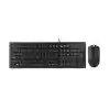 A4 TECH KR-9276 Q Türkçe USB Standart Siyah Klavye+ Mouse