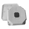 CAM BOX LOTUS JB-411 BEYAZ PLASTİK KARE BUAT (TABAN DAHİL)