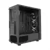 FRISBY FC-9320G 600w 80+ Siyah Dual-Ring RGB Fan Mid Tower ATX Kasa