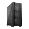 FRISBY FC-9440G 650W 80+ Siyah RGB Fan Mid Tower ATX Kasa