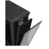 FRISBY FC-9455G VETRO 850W 80+ Bronze Siyah Dual-Ring RGB Fan Mid Tower ATX Kasa