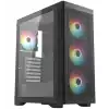 FRISBY FC-9480G 600w 80+ Siyah RGB Fan Mid Tower ATX Kasa
