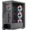 FRISBY FC-9480G 600w 80+ Siyah RGB Fan Mid Tower ATX Kasa