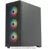 FRISBY FC-9480G 600w 80+ Siyah RGB Fan Mid Tower ATX Kasa