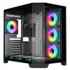 FRISBY FC-9550G 850W 80+ Bronze Siyah 7x ARGB Fan Mid Tower ATX Kasa