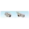 HCS CAT6A FTP Toolless Keystone Jack CAT 6A, LSA+ / 110 IDC T568 A/B, 180