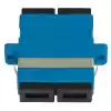 SC Duplex MM Plastik Adaptör Aqua