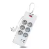 Honeywell 6lı Akım Koruyucu Priz  2x USB-A + 2x USB-C 20W PD - Beyaz
