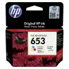 HP 3YM74AE  CMY Mürekkep Kartuş (653)
