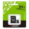 KINGSTON 64GB Canvas Select Plus MicroSDXC Class 10 Gen3 100MB/s A1 Card + Adapt