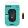 LOGITECH M220 Kablosuz Sessiz Mouse Siyah (910-004878)