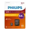 PHILIPS 64GB MICRO SDXC 80 MB/S C10 FM64MP45B/00