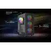 POWER BOOST PB-A700B 750W 80+ Bronze Siyah Mesh Panel Mid Tower ATX Kasa