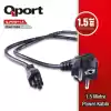 QPORT 1.5M NOTEBOOK POWER KABLOSU (Q-POWY1.5)