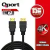 QPORT Q-HDMI152 HDMI 2.0V 4K ALTIN UÇLU KBLO 15 MT