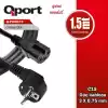 QPORT Q-POWC15 1.5M C15 POWER GUC KABLOSU