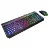 RAMPAGE KM-R57 Seraphic RGB Aydınlatmalı Q Gaming MM Klavye ve 12800DPI Mouse