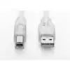 S-LINK SL-U2005  5m Şeffaf USB2.0 Yazıcı Kablosu