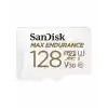 SanDisk MAX ENDURANCE microSDXC 128GB + SD Adapter - for home security cameras & dashcams