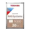 TOSHIBA HDWG62AUSZVA N300 3.5 20TB 7200rpm 512MB Sata 7/24 NAS Harddisk