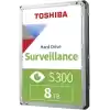 TOSHIBA HDWT380UZSVA S300 3.5 8TB 7200rpm 256mb SATA 7/24 Harddisk