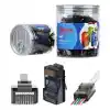 TRKLink EZ RJ45 KONNEKTÖR (SİYAH) 100 lü PAKET YENİ NESİL
