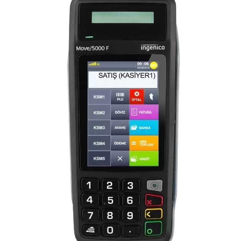 İngenico Move 5000 F Yeni Nesil Mobil Pos Yazarkasa 
