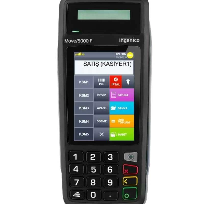 İngenico Move 5000 F Yeni Nesil Mobil Pos Yazarkasa 