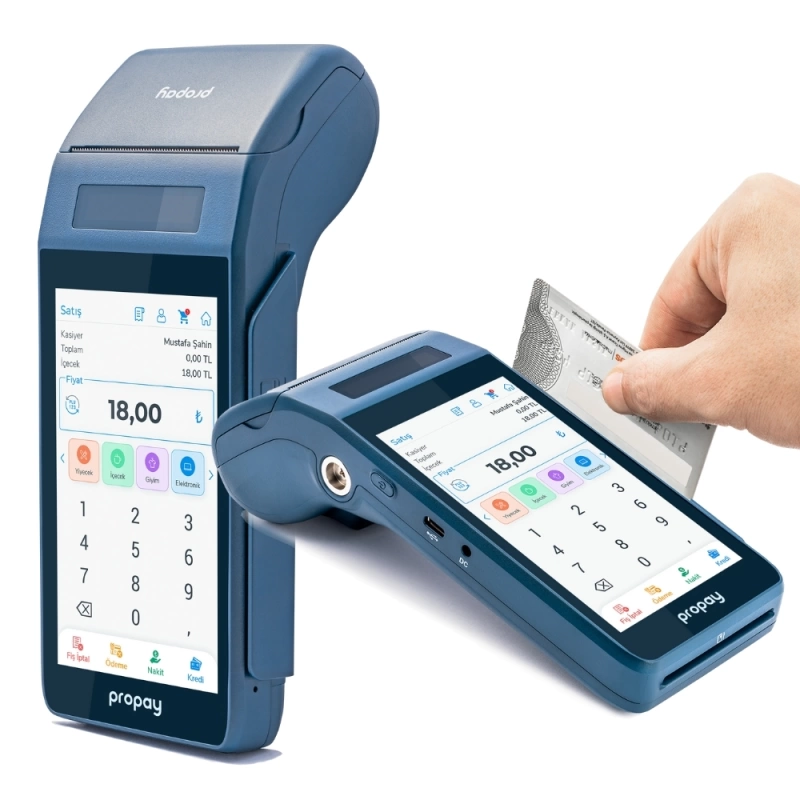 Propay P1000-ECR Android Yazarkasa Pos 30 Adet Rulo Hediye