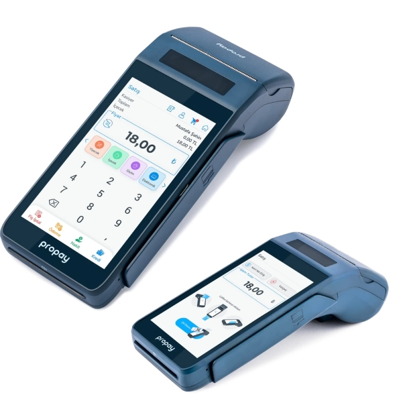 Propay P1000-ECR Android Yazarkasa Pos 30 Adet Rulo Hediye