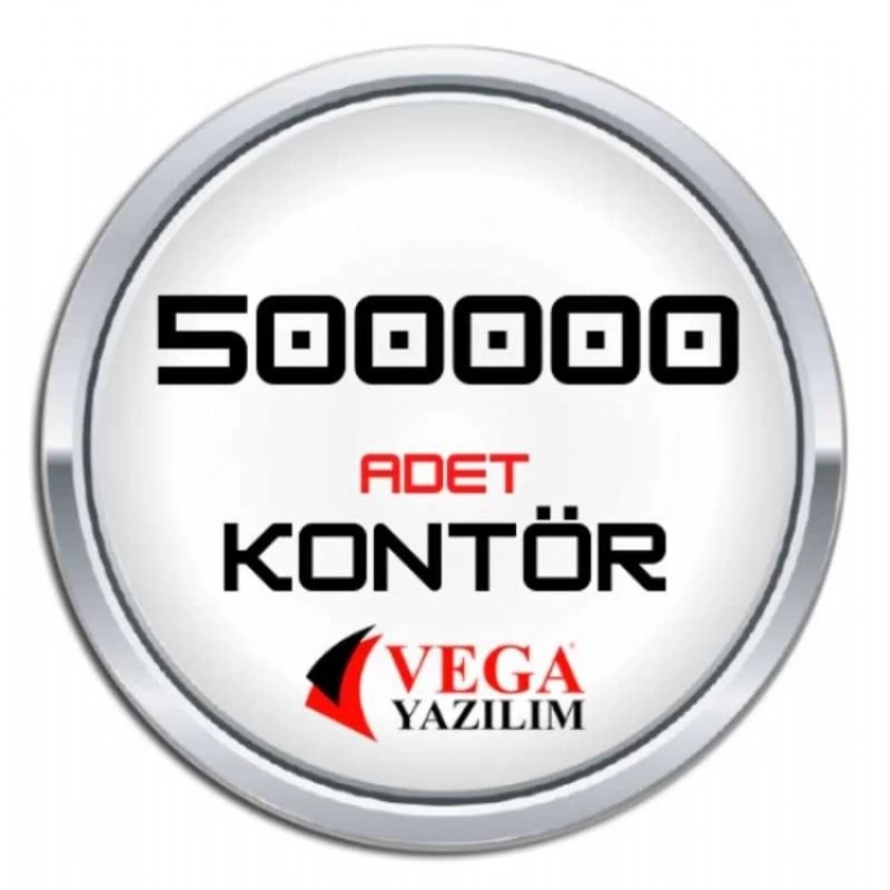 Vega yazılım Kontör 500.000 Adet