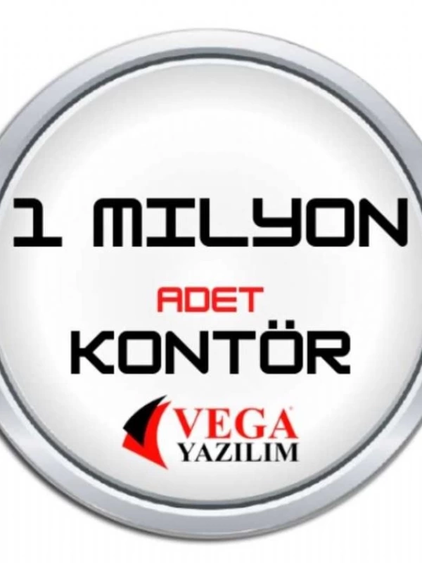 Vega yazılım Kontör 1.000.000 Adet