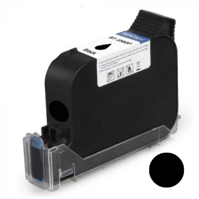 Handheld inkjet Kartuş Solvent Bazlı 40 bin-750 bin baskı ( Siyah Renk )