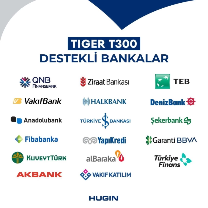 Hugin Tiger 4G T300 Yeni Nesil Yazarkasa Pos + Şarj Üniteri