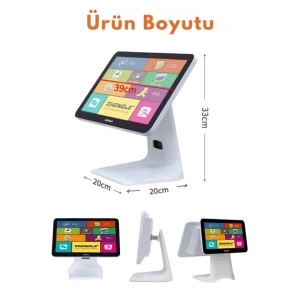 newPOS İ5 A2 Tek Ekran 8gb Ram 21.5 inc 256gb Ssd Hdd Dokunmatik Siyah-Beyaz