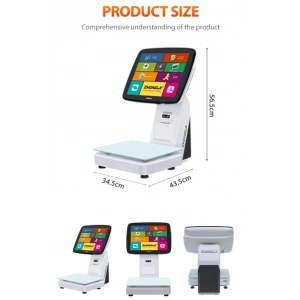 newPOS TS7 İntel Celeron N4000 15 inc TFT Ekran 4GB Ram Terazi Pos Barkod Yazıcılı