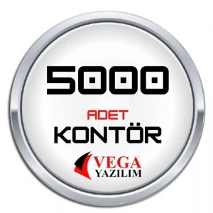Vega yazılım Kontör 5000 Adet