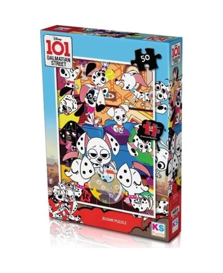 KS GAMES 101 DALMAÇYALI PUZZLE 50 PARÇA