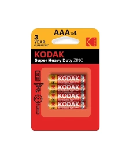 KODAK BLISTERLİ ÇİNKO KARBON İNCE PİL - 4LÜ PAKET