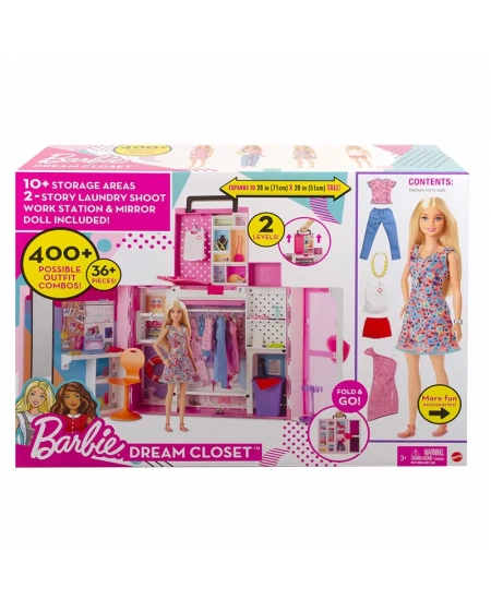 BARBIE VE YENİ RÜYA DOLABI OYUN SETİ DHL