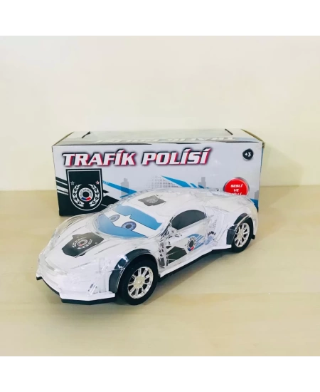 IŞIKLI MÜZİKLİ TRAFİK POLİSİ ARABASI