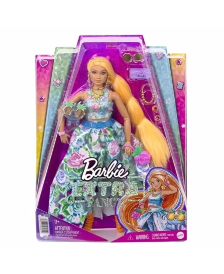 BARBIE EXTRA FANCY ÇİÇEKLİ KOSTÜMLÜ BEBEK DHL