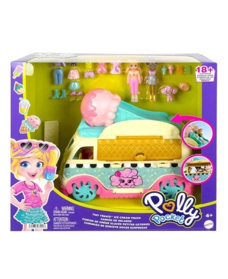 POLLY POCKET MİNİK LEZZETLER DONDURMA ARABASI DHL